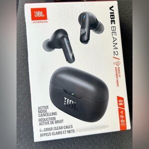 JBL Vibe Beam 2 True Wireless Earbuds - Black New
